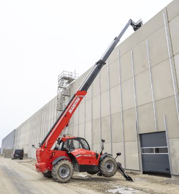 Teleskoptruck firehjulsstyrt < 19 meter <4 tonn